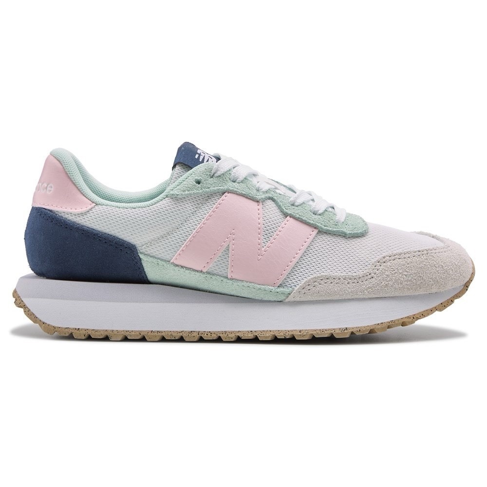 New Balance Women Sz 9 237 Grey Pink Blue WS237PGP Casual Hip Walking - Picture 2 of 9
